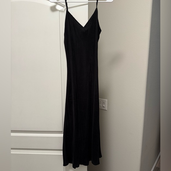 Whimsy + Row Freya Slip Dress in Black - Picture 4 of 9